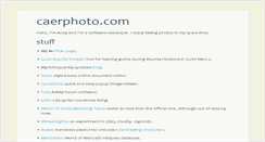 Desktop Screenshot of caerphoto.com