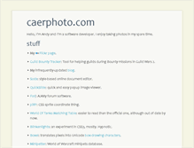 Tablet Screenshot of caerphoto.com